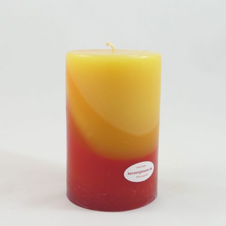 Stumpenkerze-Gelb-Orange-Rot-RU-D-330