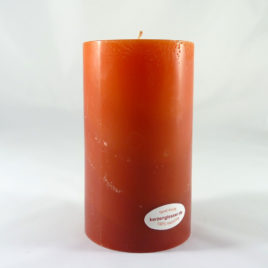 Gradient Stumpenkerze in Orange und Rot